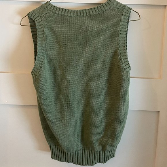 brandy melville green mia sweater vest - Picture 3 of 6